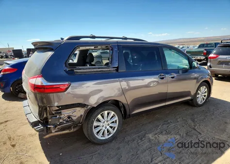 2017 Toyota Sienna Limited 7-Passenger from USA, damaged, VIN 5TDDZ3DC7HS158728